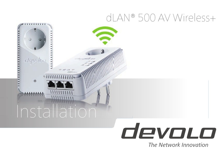 Devolo Dlan 500 Av Wireless+ Starter Kit www.manualslib.com