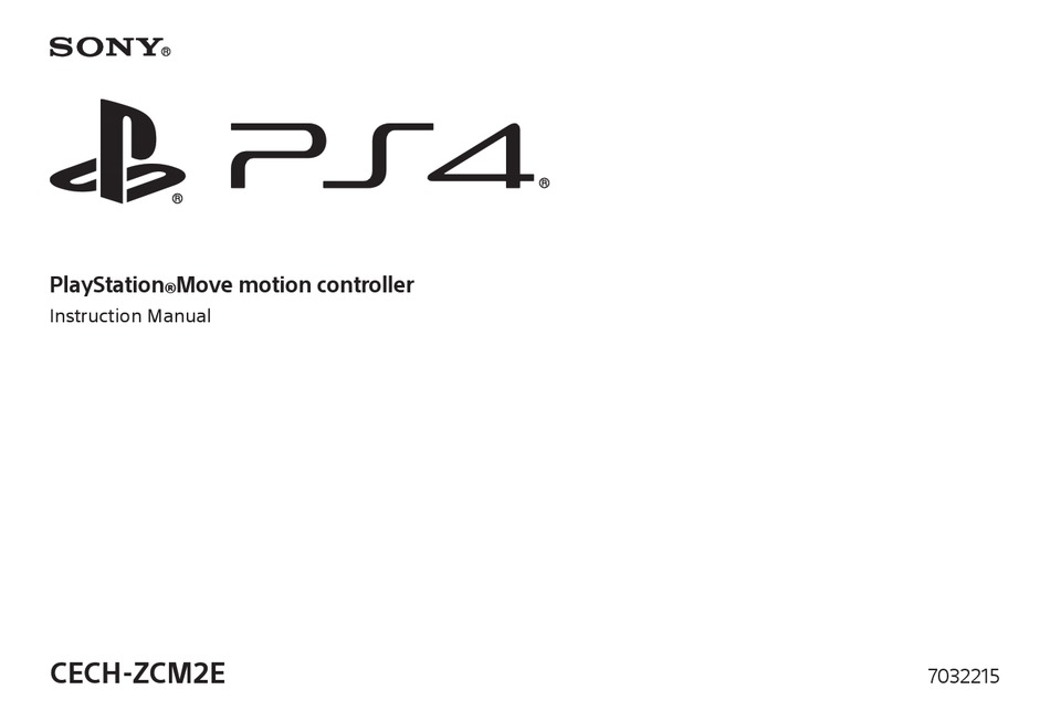 SONY PLAYSTATION 4 CECH-ZCM2E INSTRUCTION MANUAL Pdf Download | ManualsLib