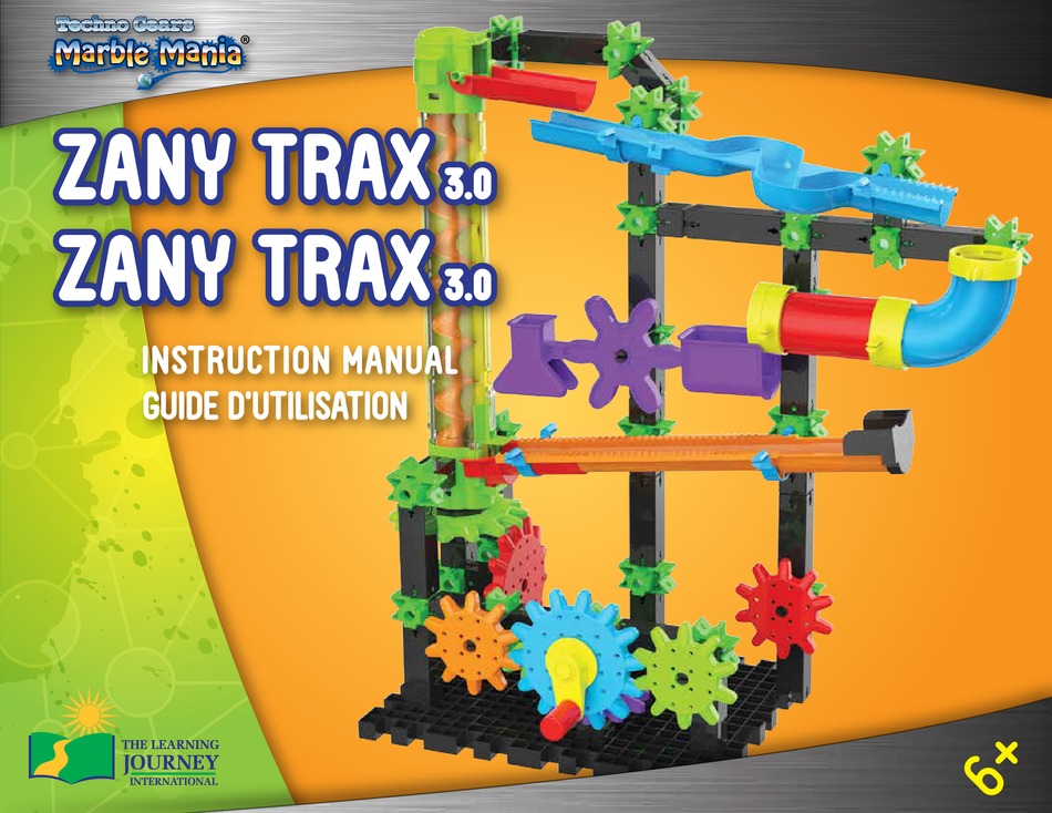 THE LEARNING JOURNEY TECHNO GEARS MARBLE MANIA ZANY TRAX 3.0