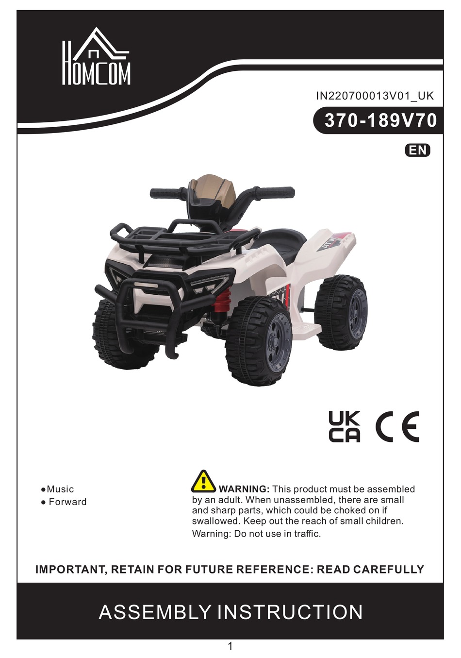 370189V70 ASSEMBLY INSTRUCTION MANUAL Pdf Download ManualsLib