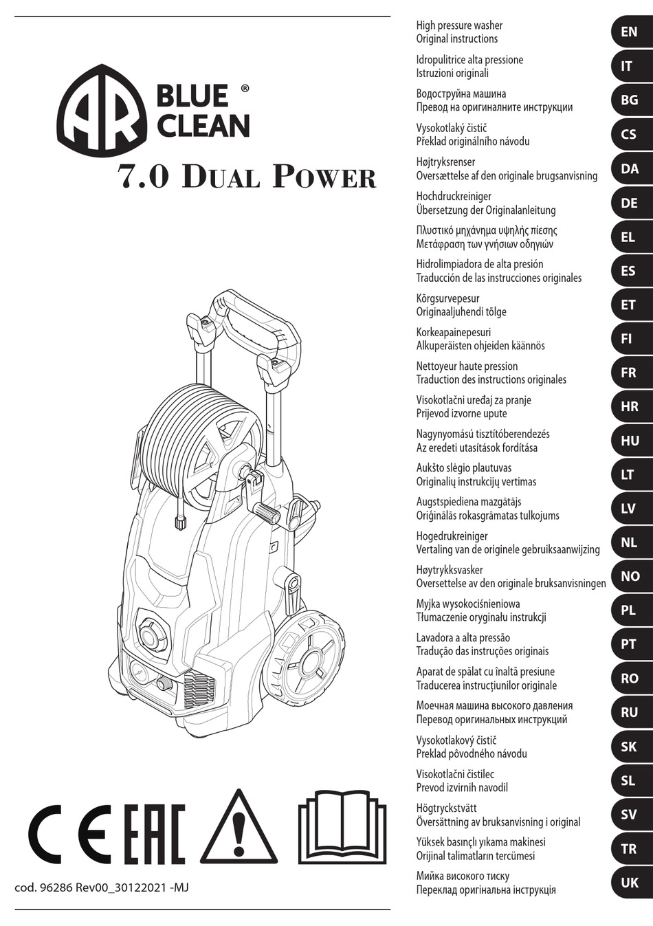 BLUE CLEAN 15343 ORIGINAL INSTRUCTIONS MANUAL Pdf Download | ManualsLib