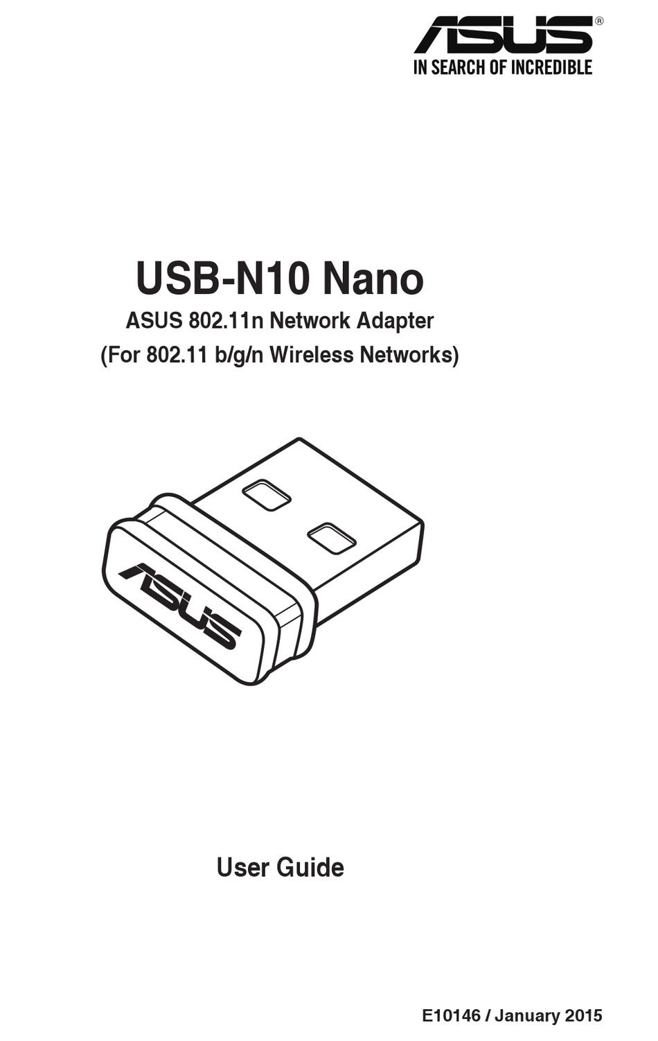 Asus usb n10 nano user manual pdf download manualslib