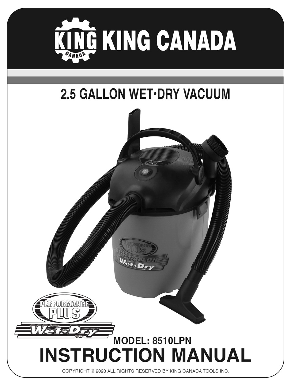 KING CANADA 8510LPN INSTRUCTION MANUAL Pdf Download ManualsLib