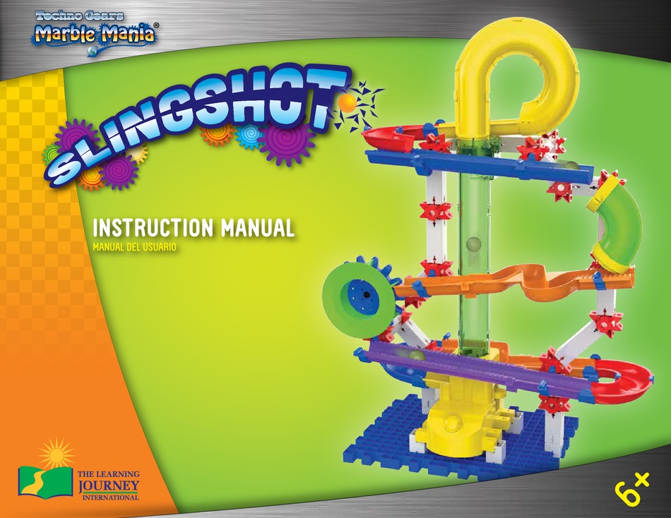 THE LEARNING JOURNEY TECHNO GEARS MARBLE MANIA SLINGSHOT INSTRUCTION ...