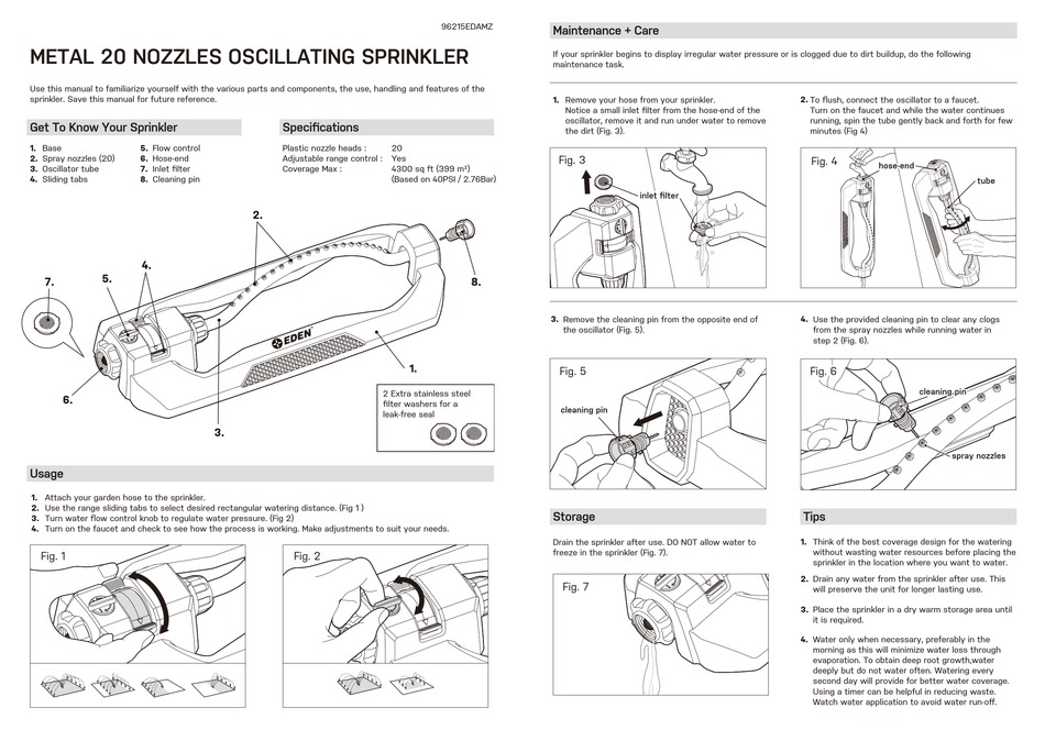 EDEN 96215EDAMZ INSTRUCTIONS Pdf Download | ManualsLib