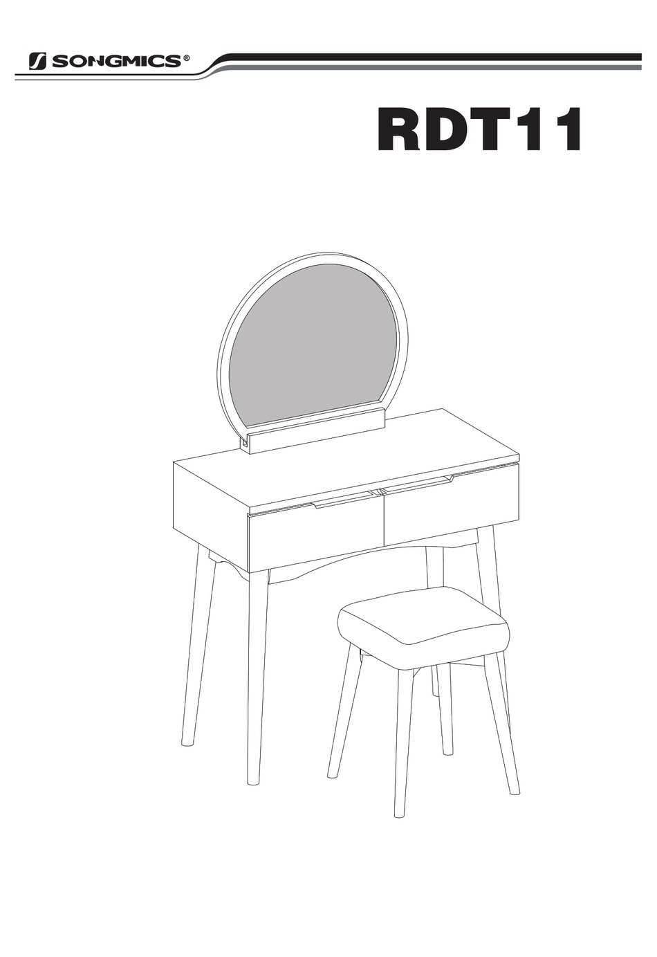 SONGMICS RDT11 ASSEMBLY INSTRUCTIONS MANUAL Pdf Download ManualsLib
