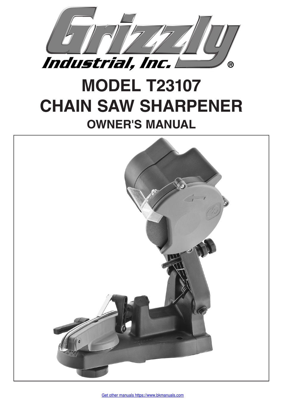 GRIZZLY T23107 OWNER'S MANUAL Pdf Download ManualsLib