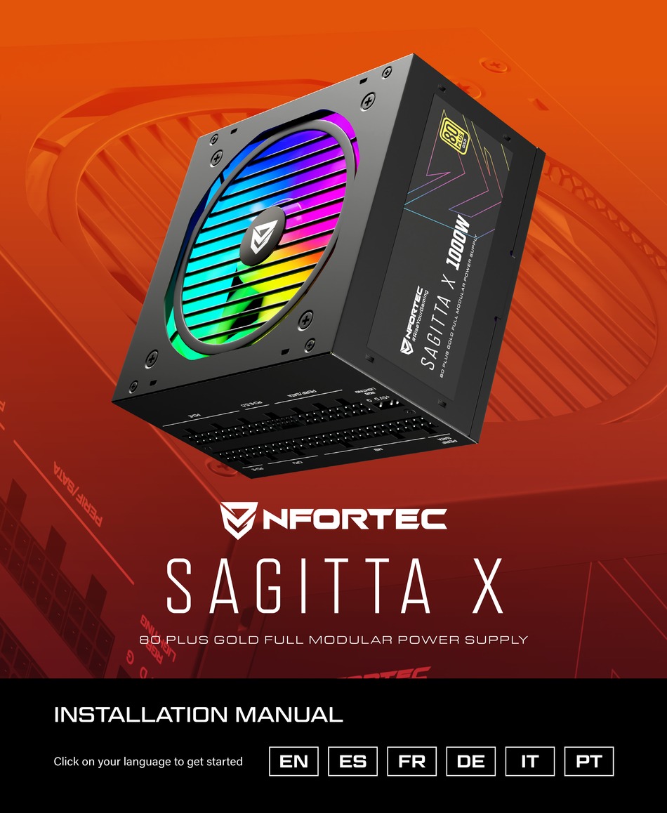Nfortec SAGITTA X ATX 3.0 (PCIe 5.0) - Fuente de alimentación 750W