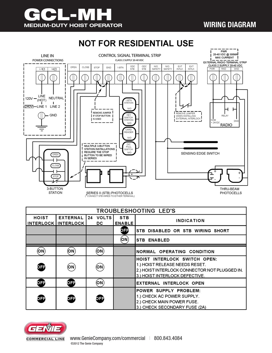 GENIE Z SERIES WIRING DIAGRAM Pdf Download ManualsLib