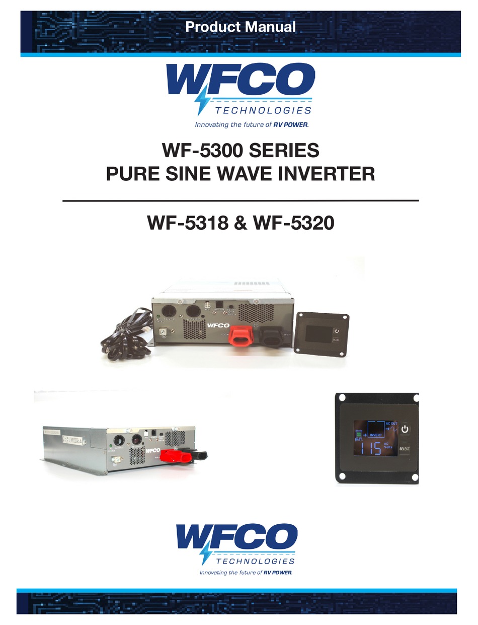 WFCO WF5300 SERIES PRODUCT MANUAL Pdf Download ManualsLib