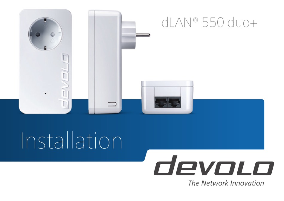 Devolo Dlan 550 Duo+ Blinkt Rot DEVOLO DLAN 550 DUO+ INSTALLATION MANUAL Pdf Download | ManualsLib