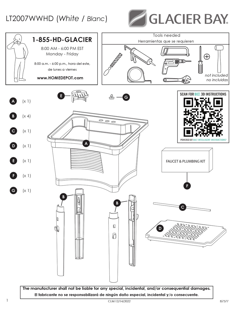 GLACIER BAY LT2007WWHD QUICK START MANUAL Pdf Download ManualsLib