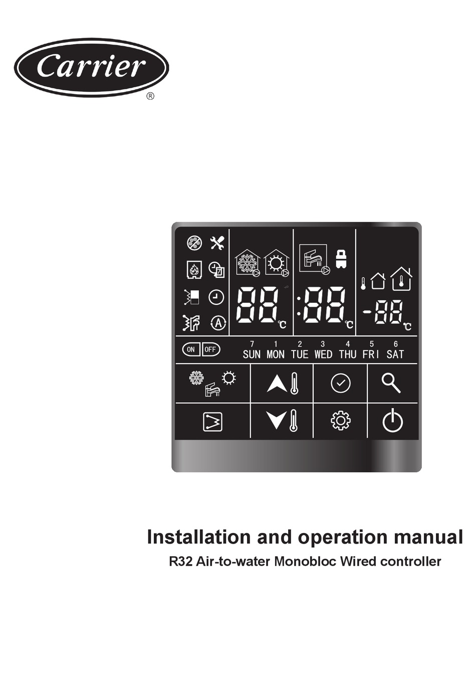 CARRIER AQUASNAP 30AWH-R INSTALLATION AND OPERATION MANUAL Pdf Download ...