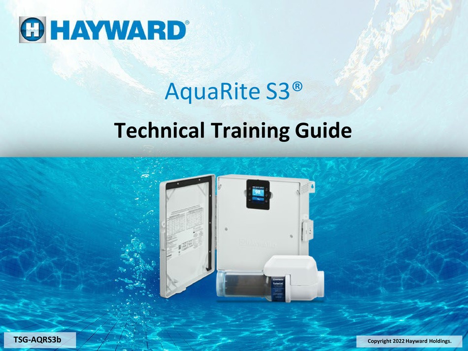 Hayward Aquarite S3 Technical Training Manual Pdf Download Manualslib 