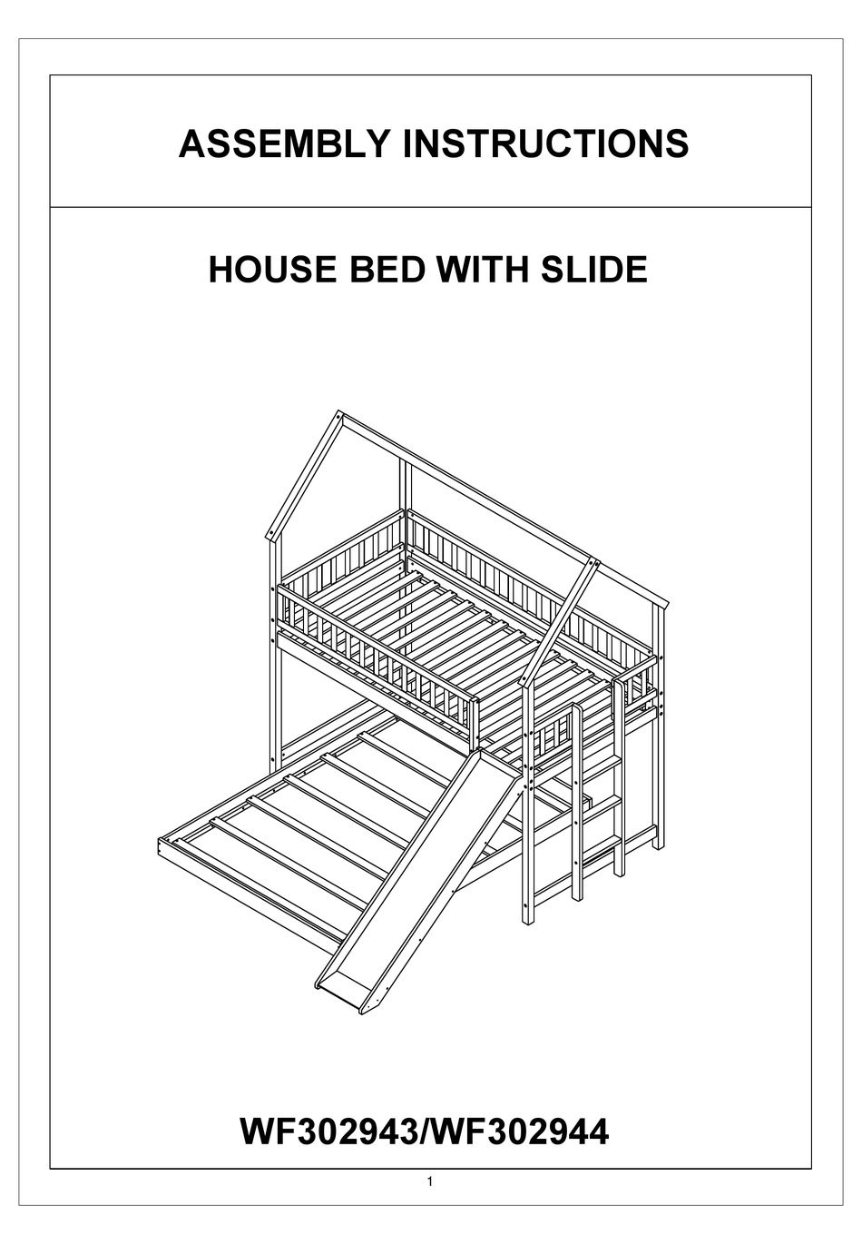 BED BATH & BEYOND WF302943 ASSEMBLY INSTRUCTIONS MANUAL Pdf Download