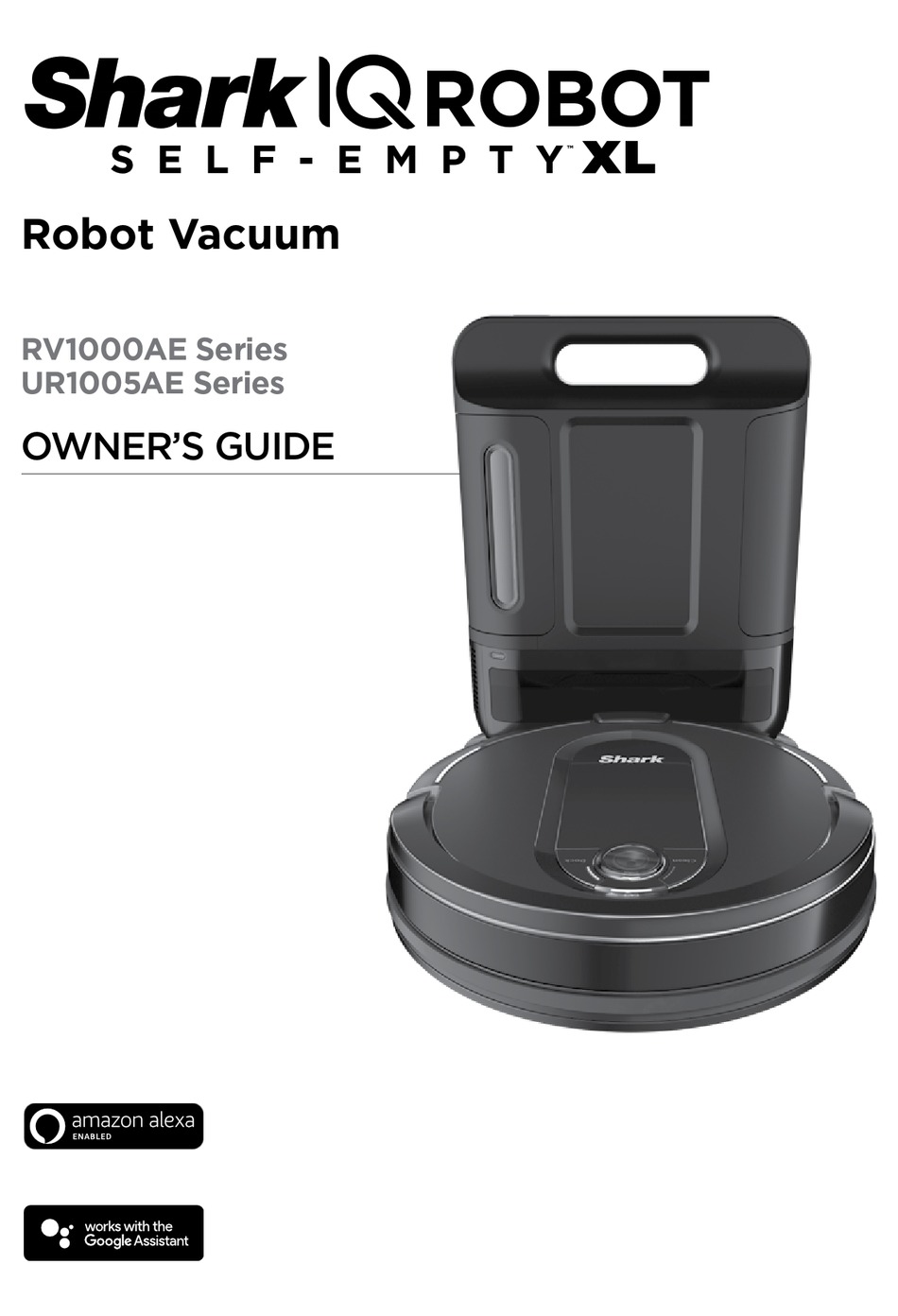 SHARK IQ ROBOT SELF EMPTY XL UR1005AE SERIES OWNER'S MANUAL Pdf