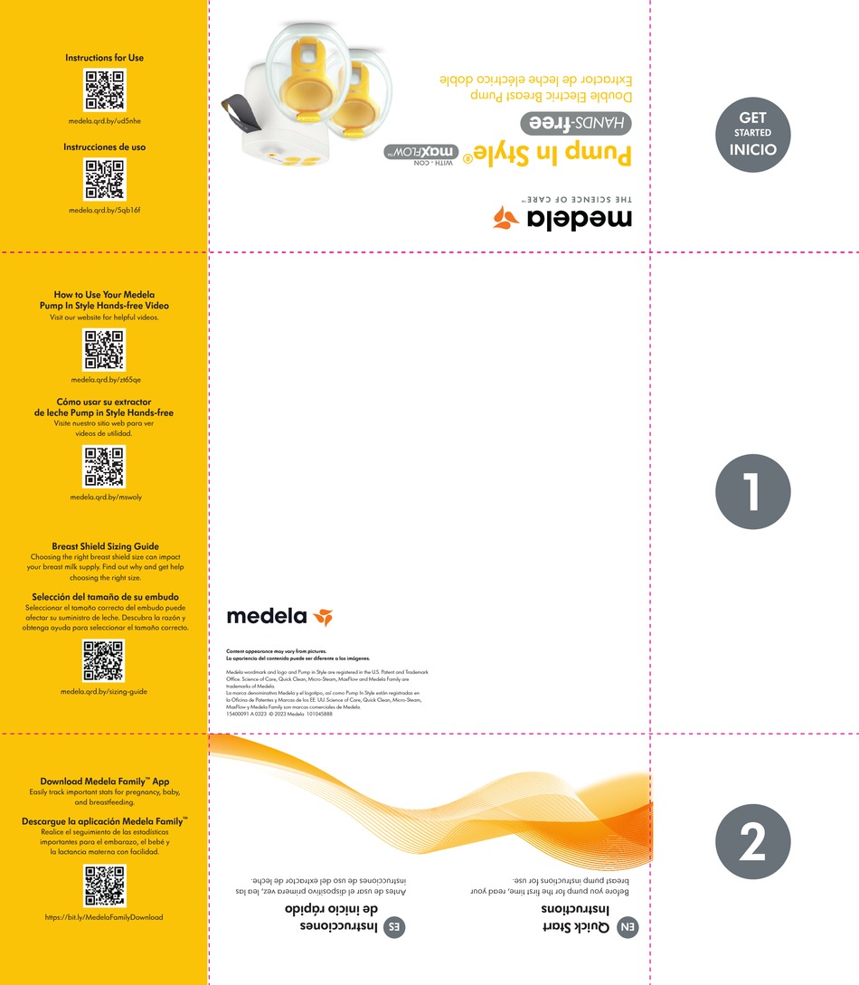 MEDELA PUMP IN STYLE INSTRUCTIONS FOR USE Pdf Download ManualsLib