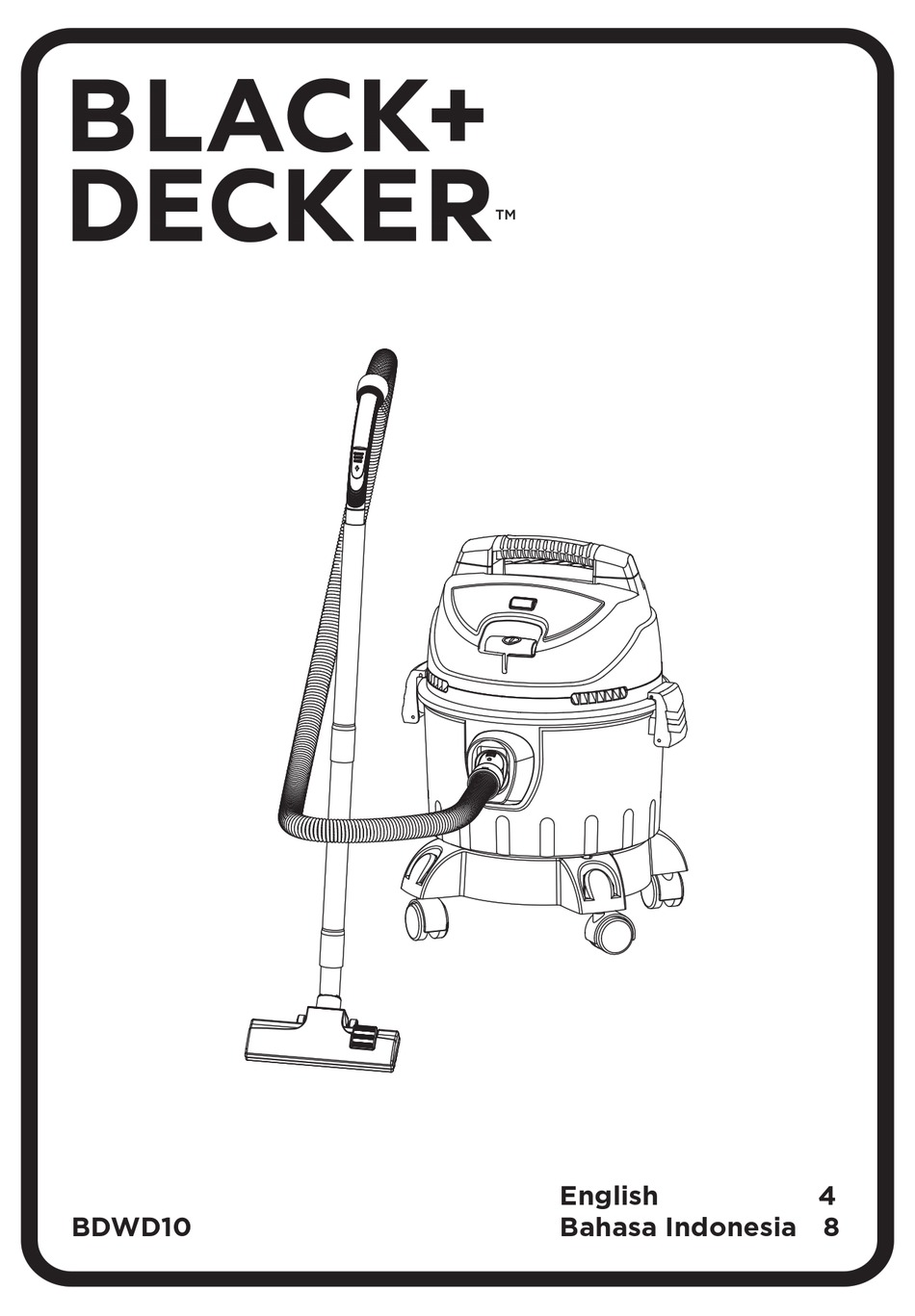 BLACK+DECKER BDWD10 MANUAL Pdf Download ManualsLib