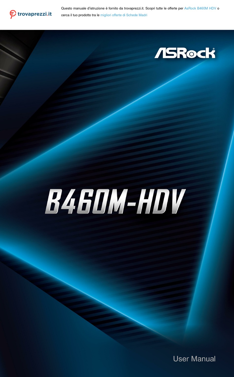 ASROCK B460M-HDV USER MANUAL Pdf Download | ManualsLib