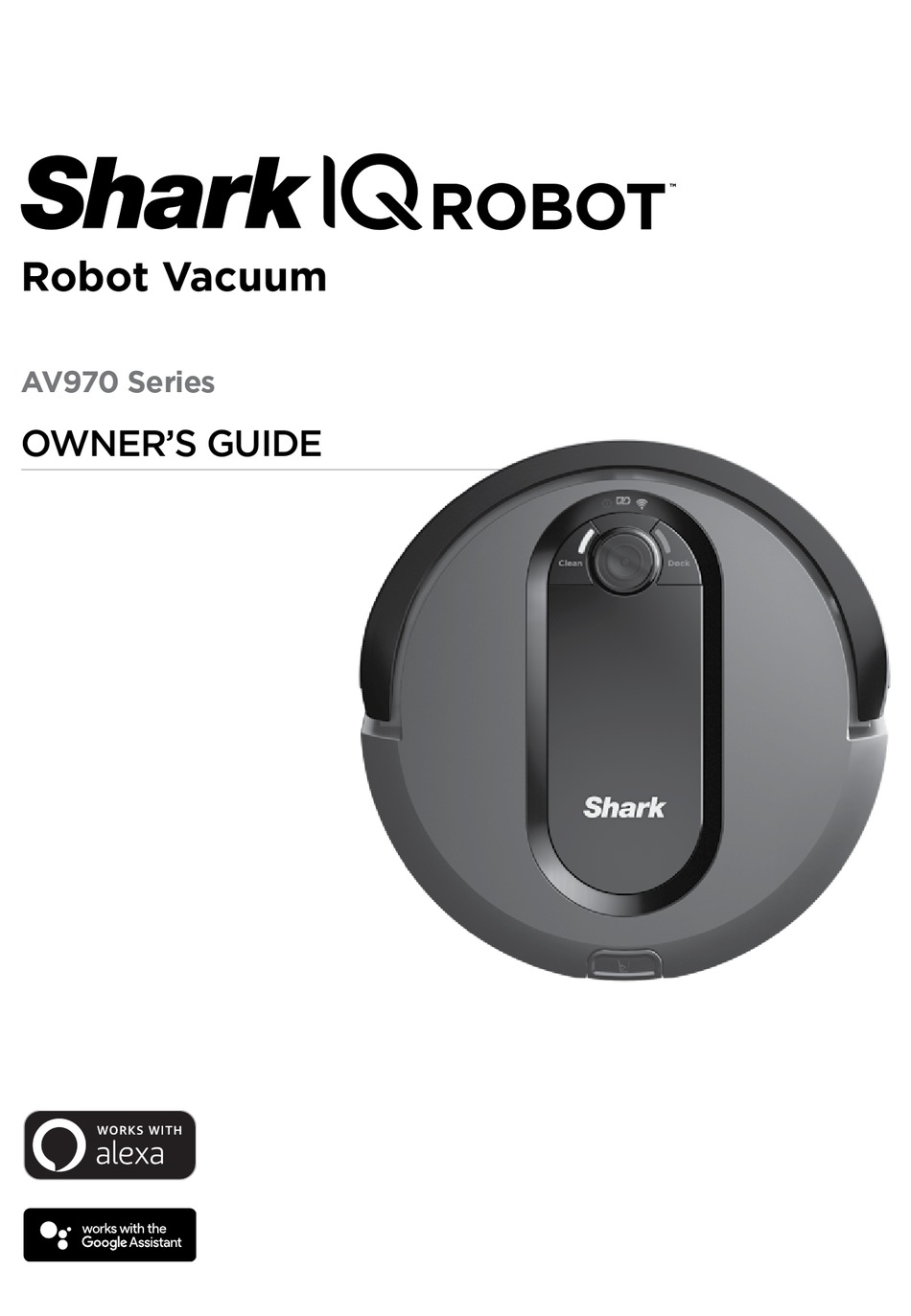 SHARK IQ ROBOT AV970 SERIES OWNER