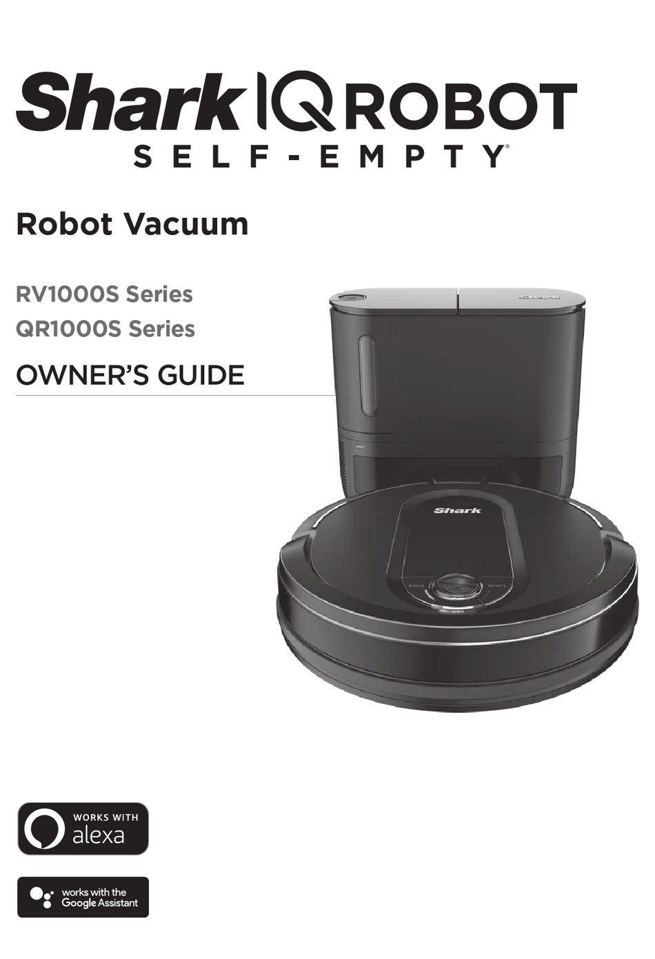 SHARK IQ ROBOT SELFEMPTY QR1000S SERIES OWNER'S MANUAL Pdf Download