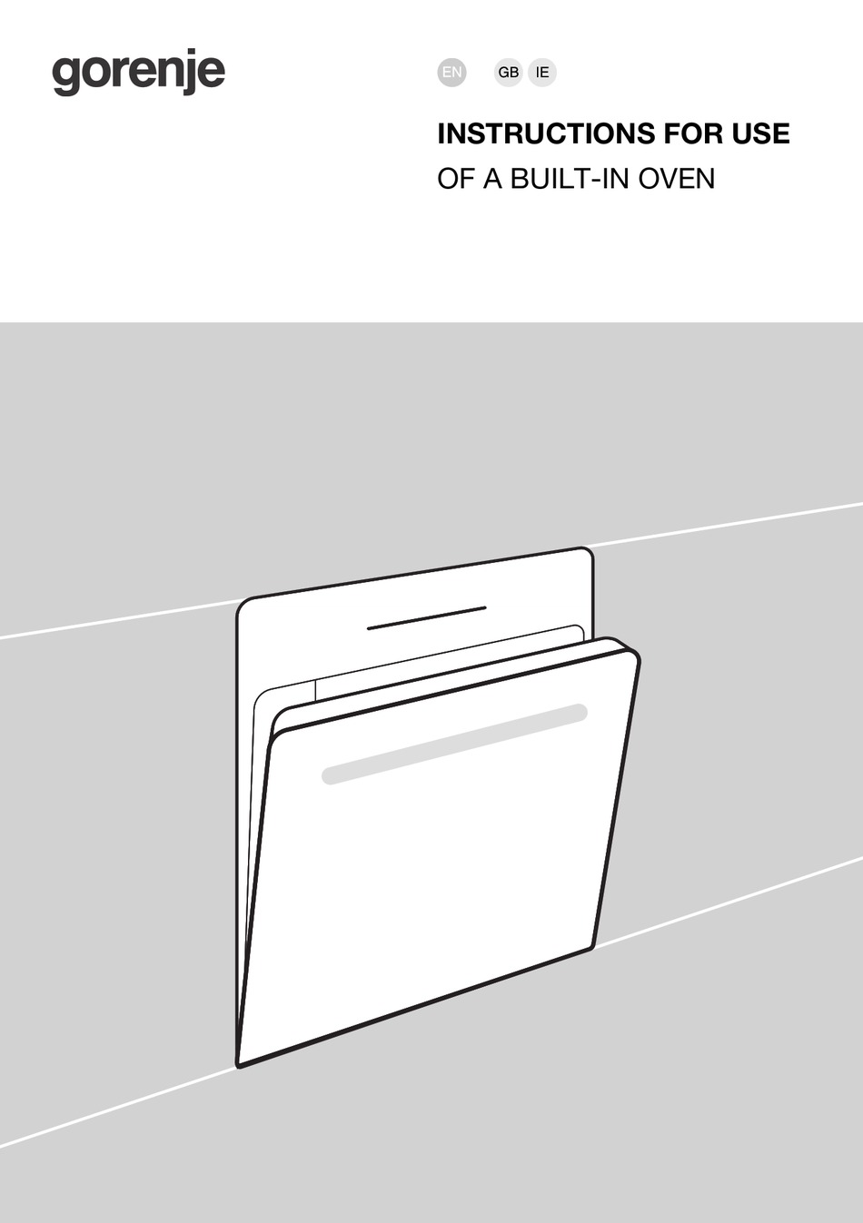 GORENJE BPS6747A06BG INSTRUCTIONS FOR USE MANUAL Pdf Download | ManualsLib