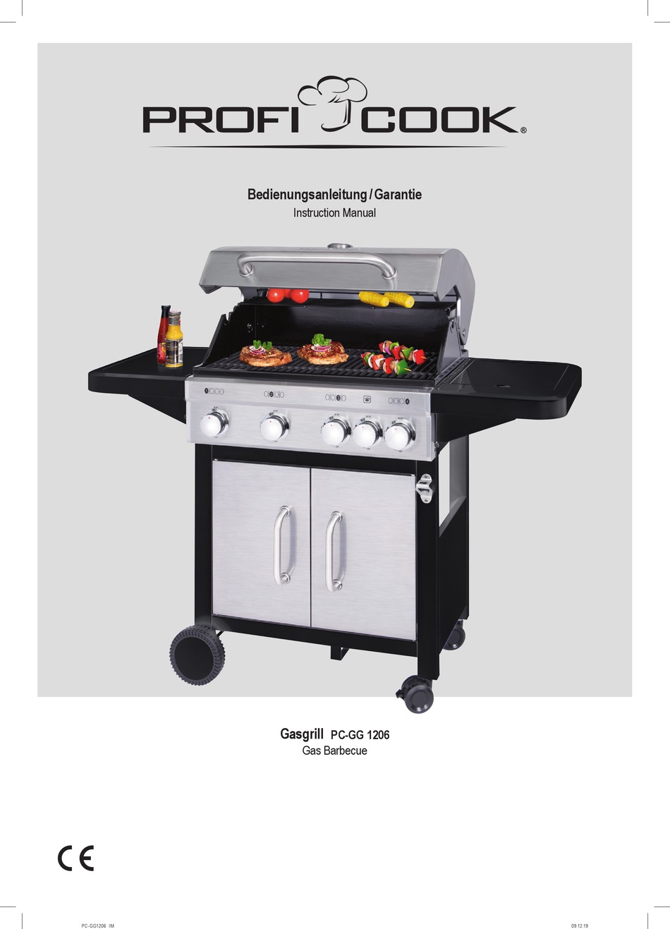 PROFI COOK PC-GG 1206 INSTRUCTION MANUAL Pdf Download | ManualsLib