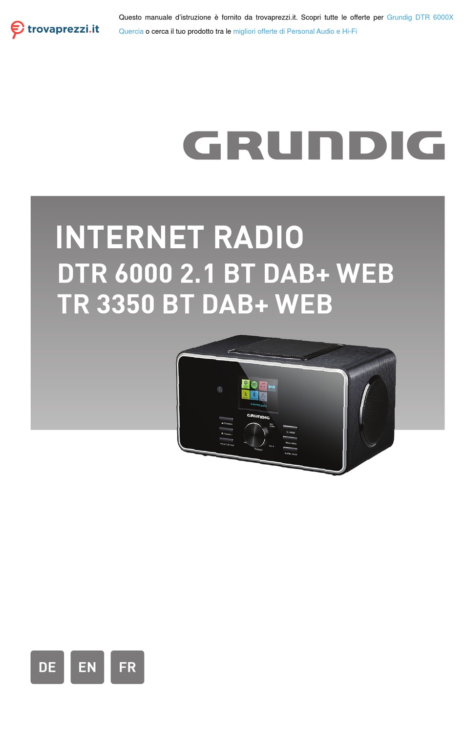 Unterschied Grundig Dtr 5000 Und 6000 GRUNDIG DTR 6000 MANUAL Pdf Download | ManualsLib