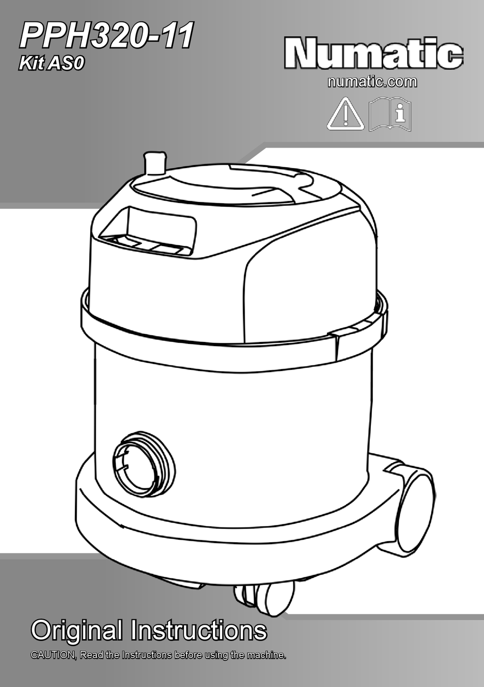 NUMATIC KIT AS0 ORIGINAL INSTRUCTIONS MANUAL Pdf Download ManualsLib
