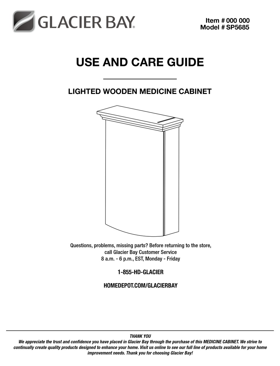 GLACIER BAY SP5685 USE AND CARE MANUAL Pdf Download ManualsLib