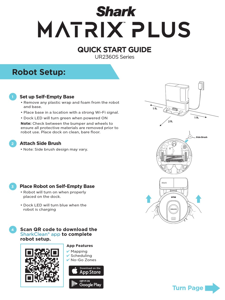 SHARK MATRIX PLUS UR2360S SERIES QUICK START MANUAL Pdf Download