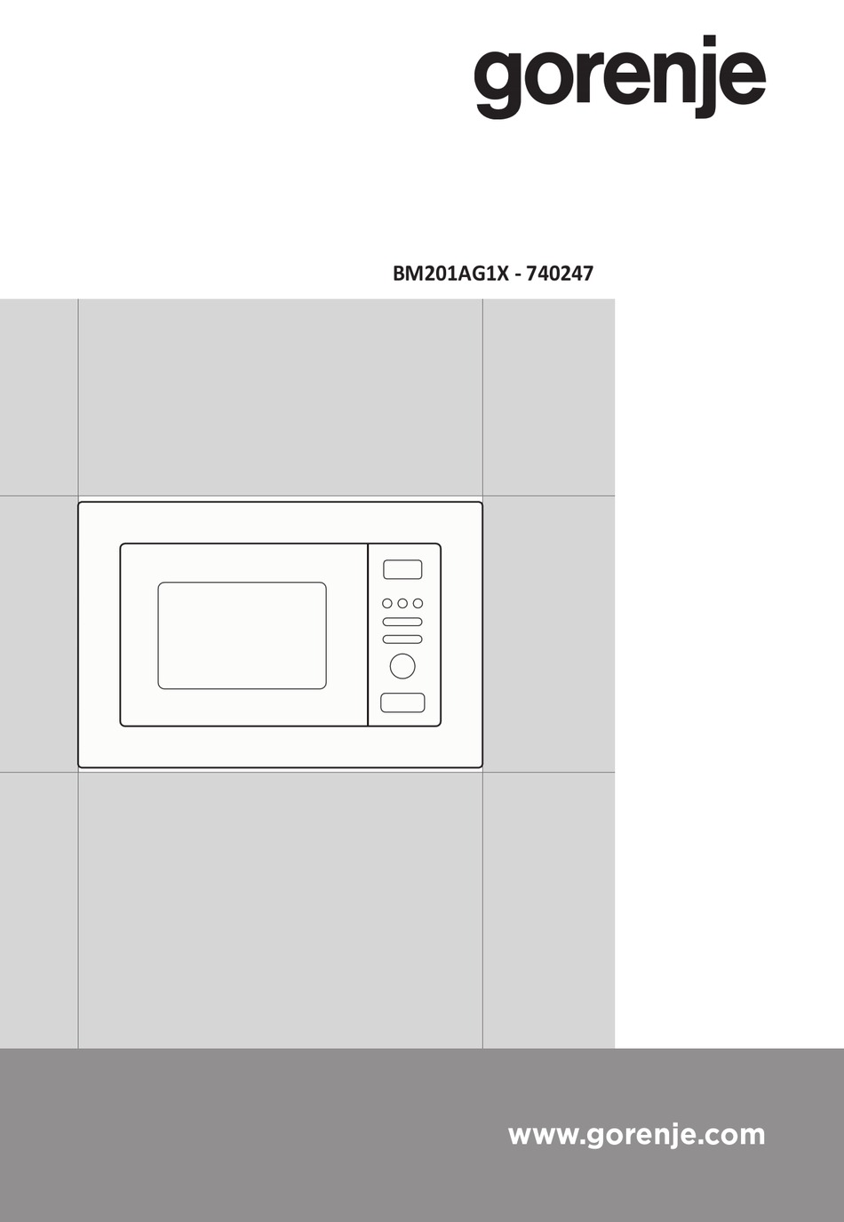 GORENJE BM201AG1X MANUAL Pdf Download ManualsLib