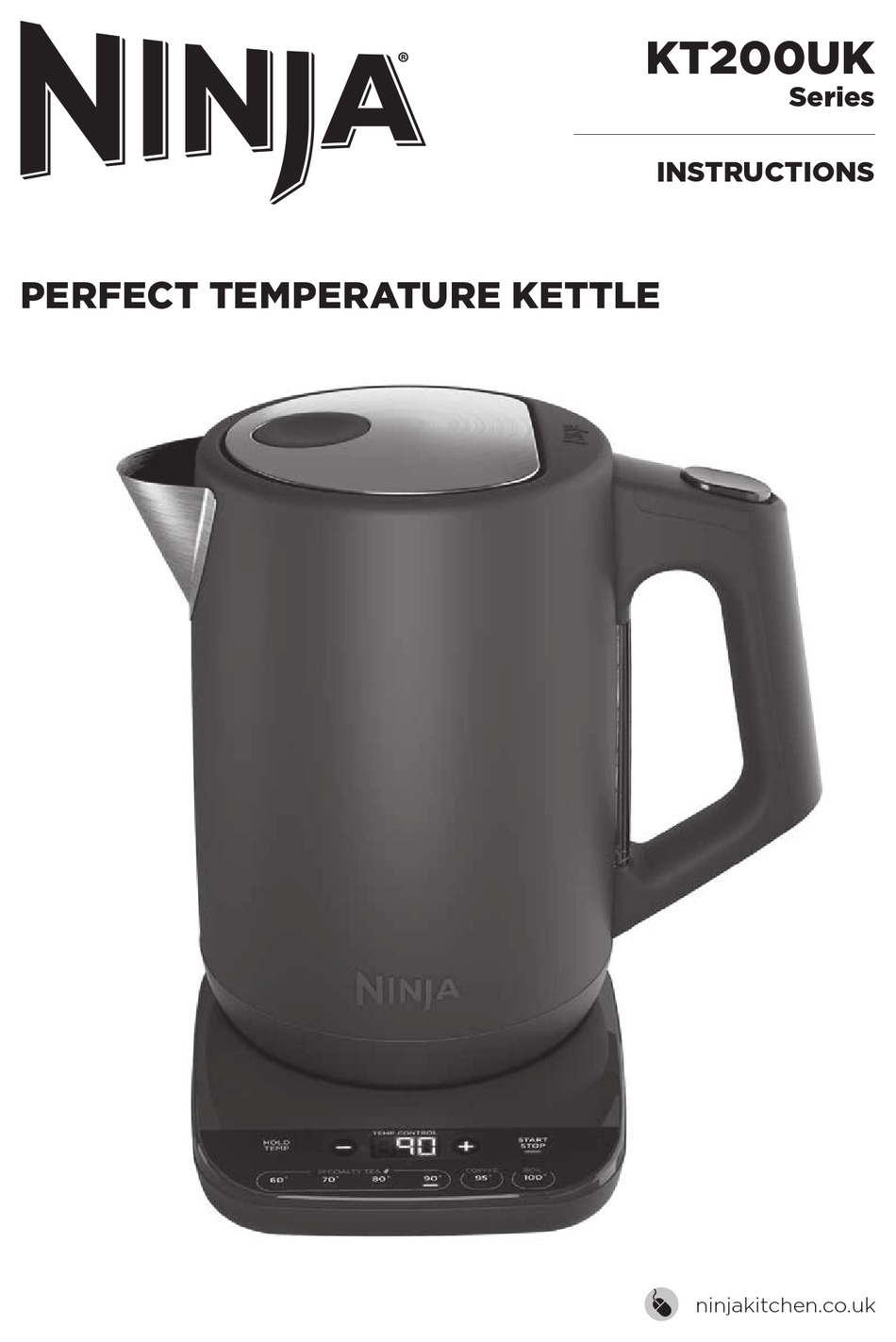 NINJA KT200 Precision Temperature Electric Kettle User Guide