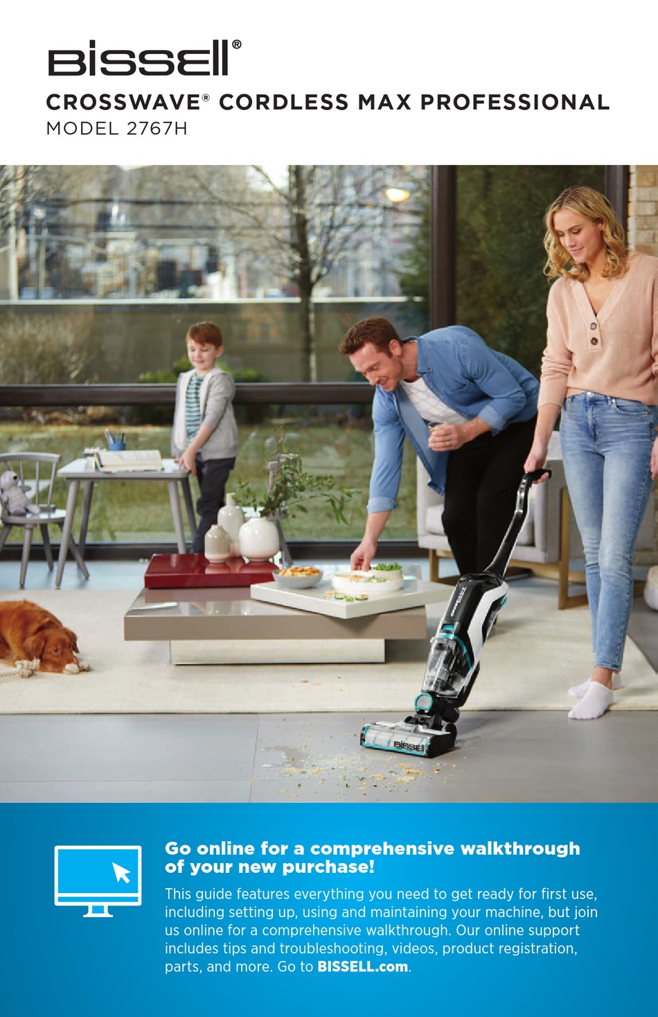 BISSELL CROSSWAVE CORDLESS MAX PROFESSIONAL MANUAL Pdf Download