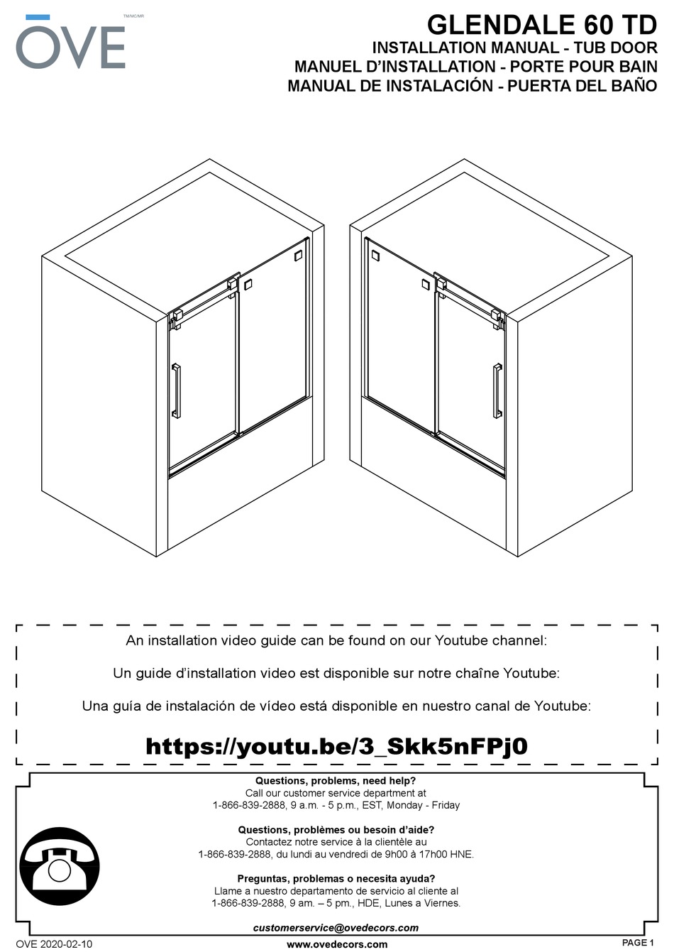 OVE GLENDALE 60 TD INSTALLATION MANUAL Pdf Download ManualsLib