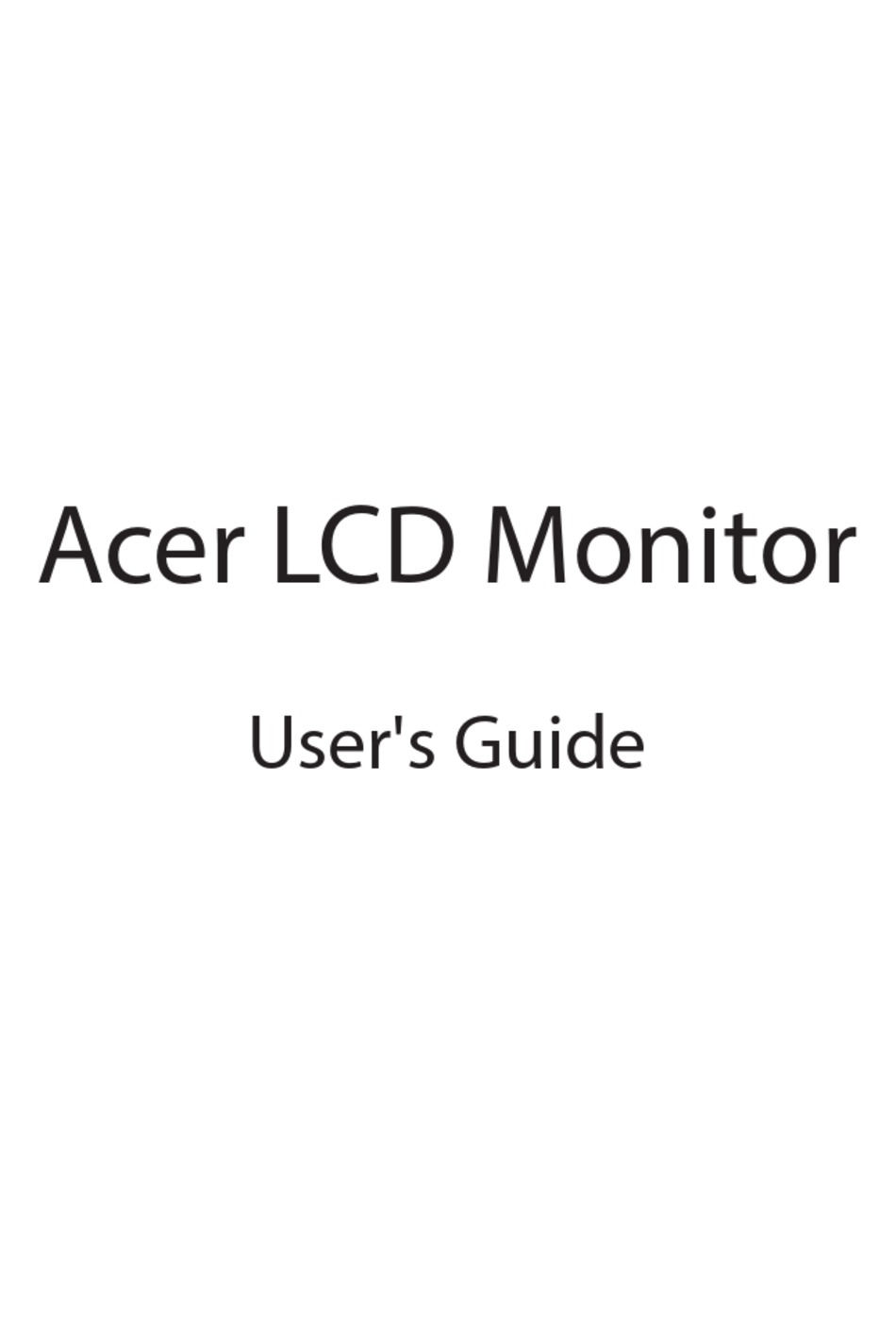 ACER CB342CU USER MANUAL Pdf Download ManualsLib