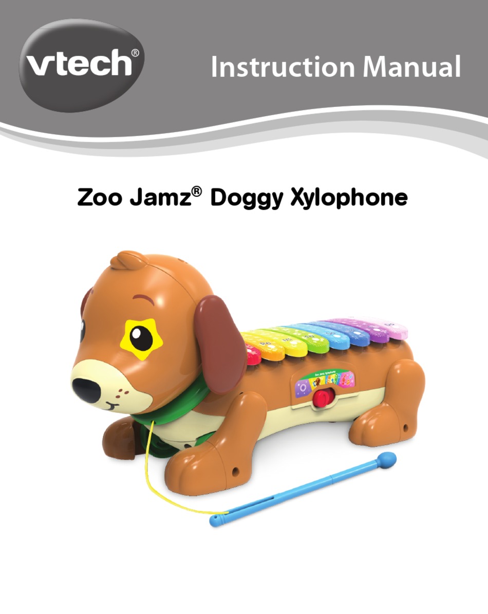 VTECH ZOO JAMZ DOGGY XYLOPHONE INSTRUCTION MANUAL Pdf Download ManualsLib