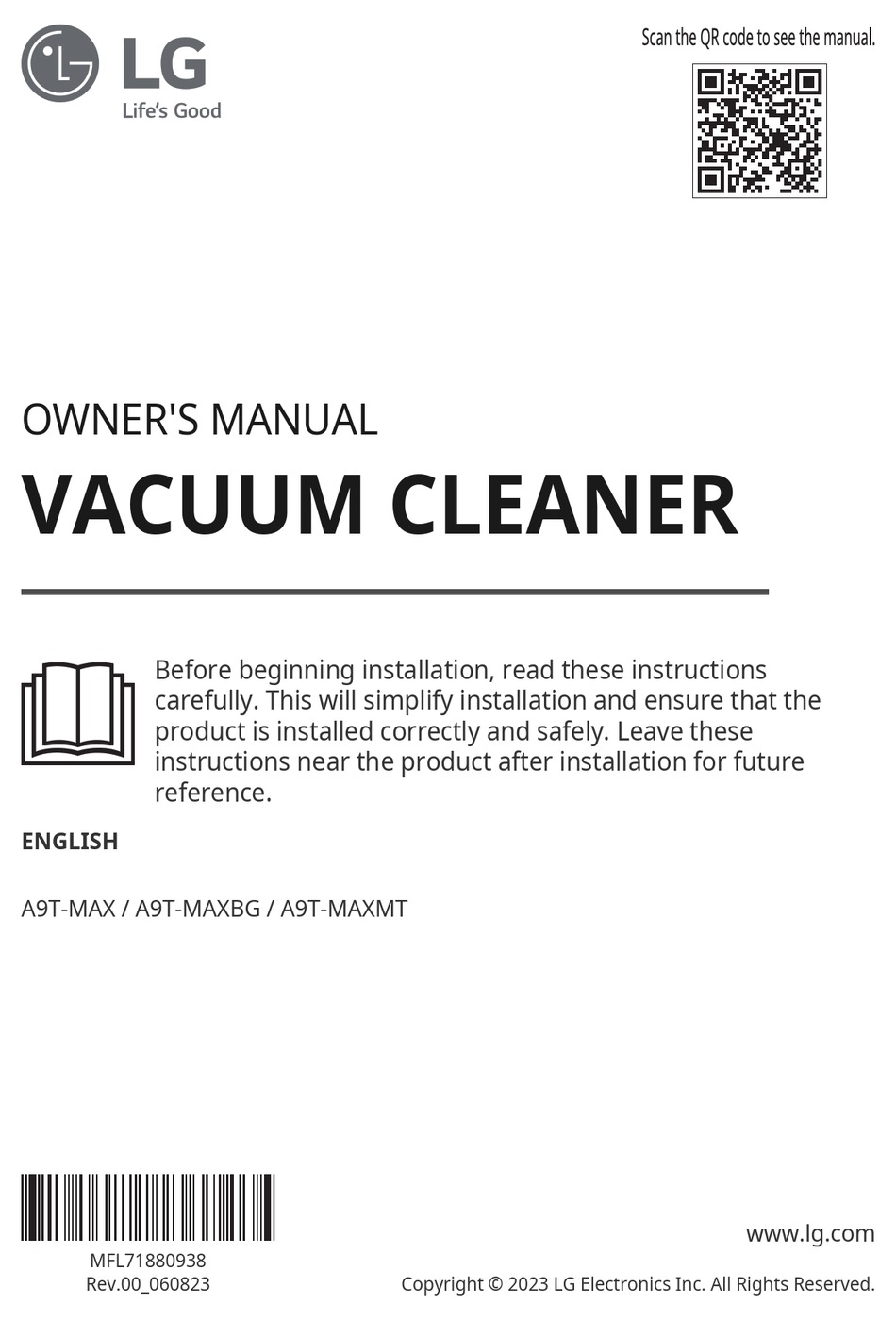 LG A9T-MAXBG OWNER'S MANUAL Pdf Download | ManualsLib