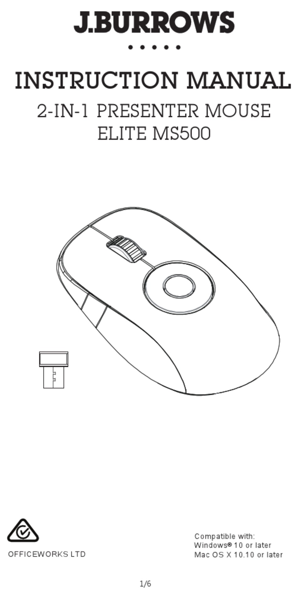 J.BURROWS ELITE MS500 INSTRUCTION MANUAL Pdf Download ManualsLib