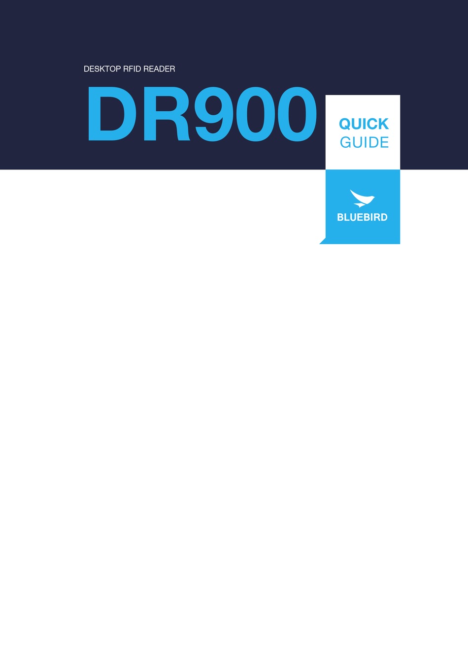 BLUEBIRD DR900 QUICK MANUAL Pdf Download ManualsLib