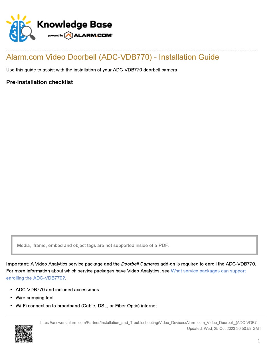 ADCVDB770BZ INSTALLATION MANUAL Pdf Download ManualsLib