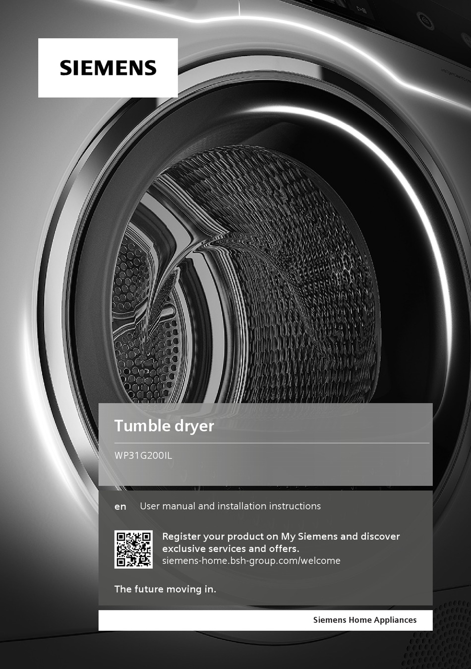 SIEMENS WP31G200IL USER MANUAL AND INSTALLATION INSTRUCTIONS Pdf