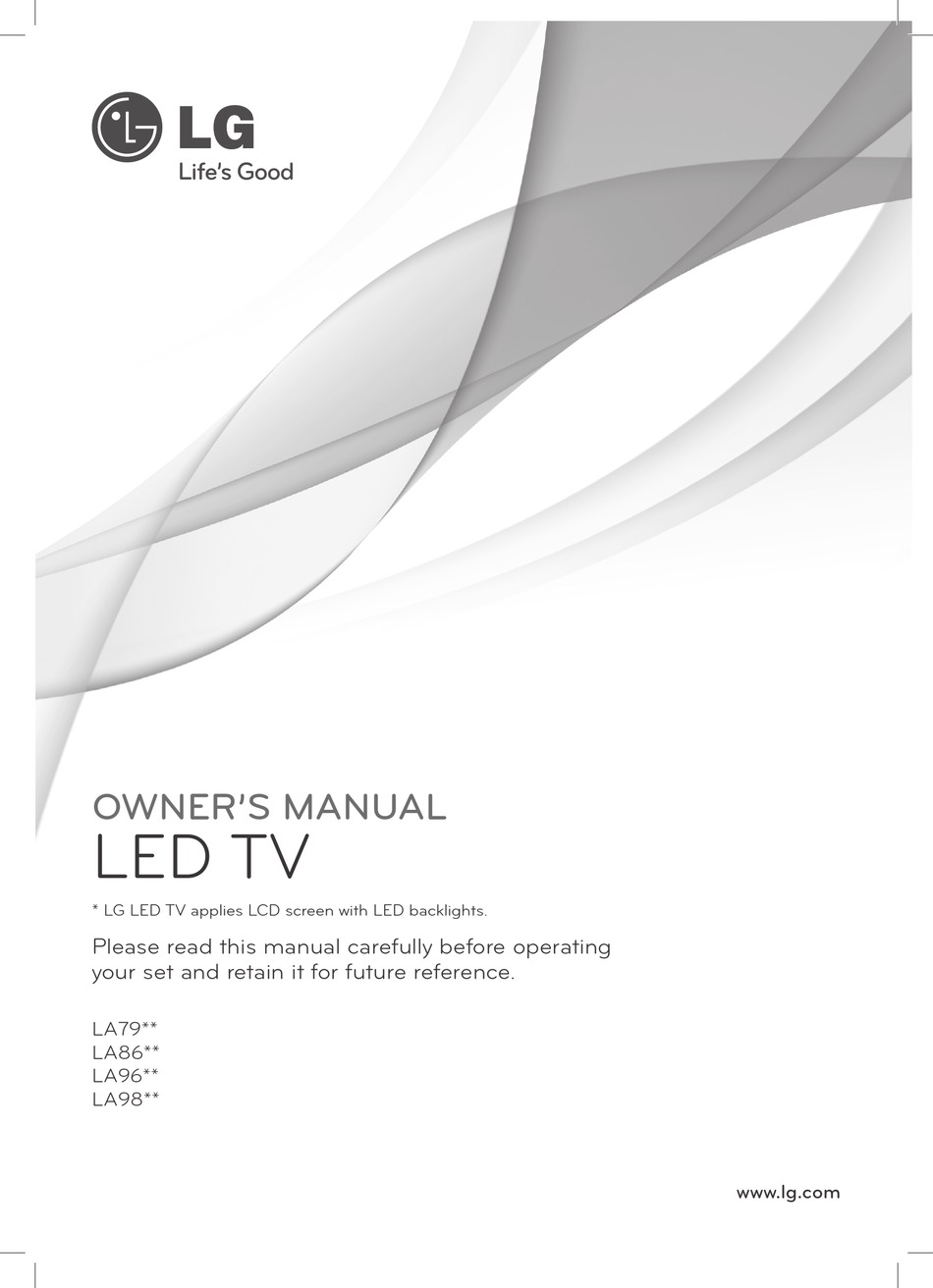 LG 47LA79 SERIES OWNER'S MANUAL Pdf Download | ManualsLib