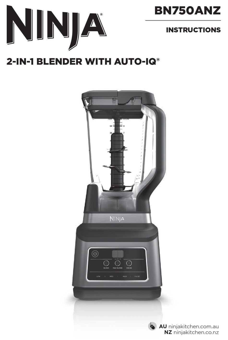 NINJA BN750ANZ INSTRUCTIONS MANUAL Pdf Download ManualsLib