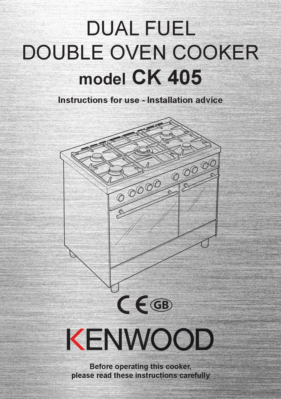 KENWOOD CK 405 OPERATING INSTRUCTIONS MANUAL Pdf Download ManualsLib
