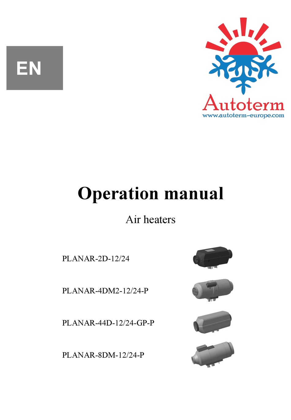 AUTOTERM PLANAR-4DM2-12/24-P OPERATION MANUAL Pdf Download | ManualsLib