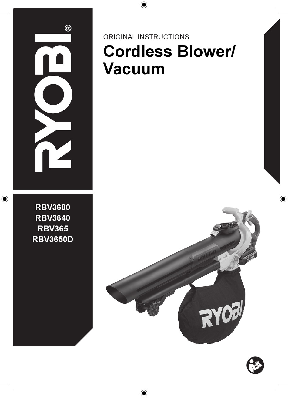 RYOBI RBV3600 INSTRUCTIONS MANUAL Pdf Download ManualsLib