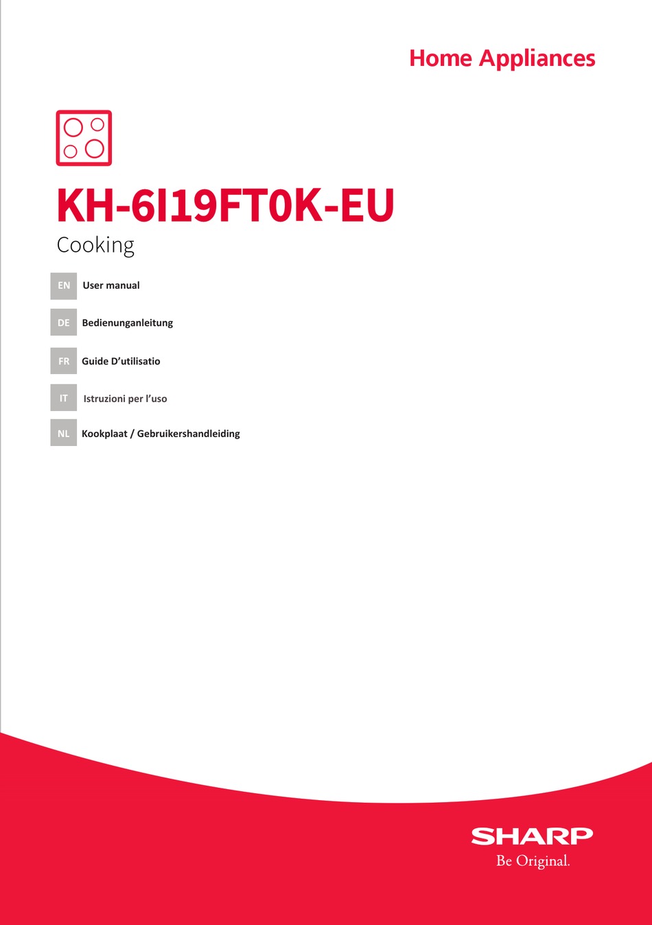 SHARP KH-6I19FT0K-EU USER Download ManualsLib | Pdf MANUAL