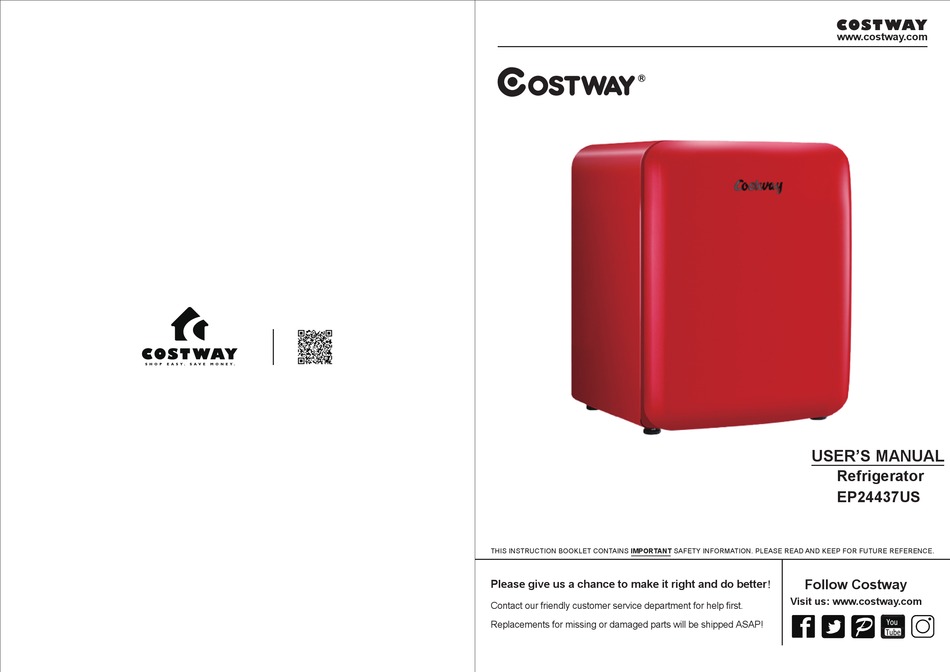 COSTWAY EP24437US USER MANUAL Pdf Download ManualsLib