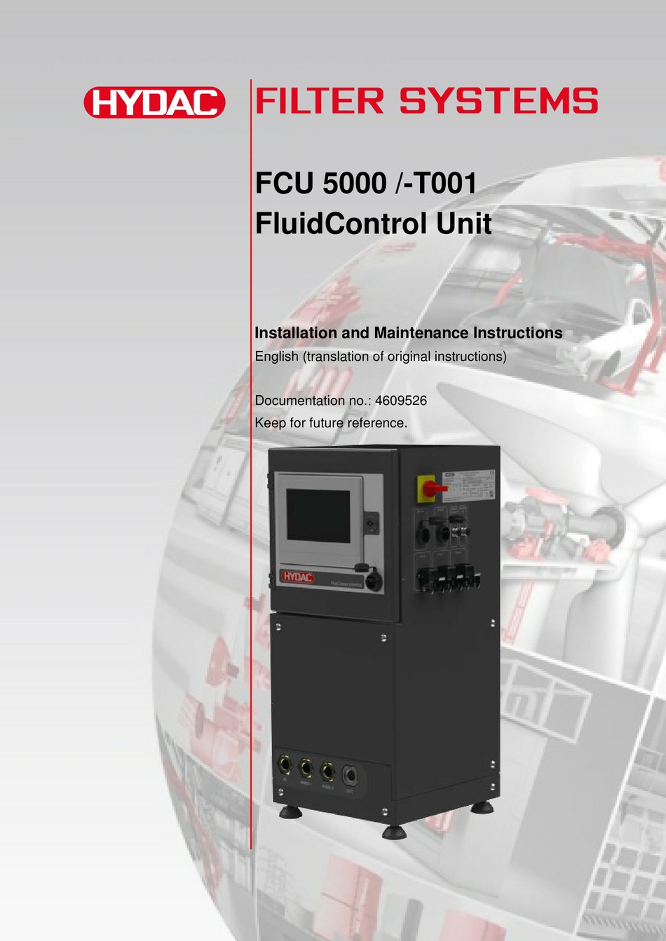 HYDAC FCU 5000T001 INSTALLATION AND MAINTENANCE INSTRUCTIONS MANUAL Pdf Download ManualsLib